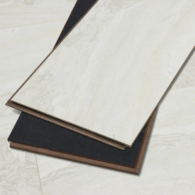 CALI Stinson Marble Shorebreak Laminate Tile Extra Wide Click (Covers 15.5 SQFT) 7701000200