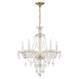 Candace 5 Light Polished Chrome Chandelier CAN-A1305-CH-CL-MWP