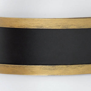 Brian Patrick Flynn for Crystorama Capsule 1 Light Matte Black + Textured Gold Outdoor Sconce CAP-8501-MK-TG