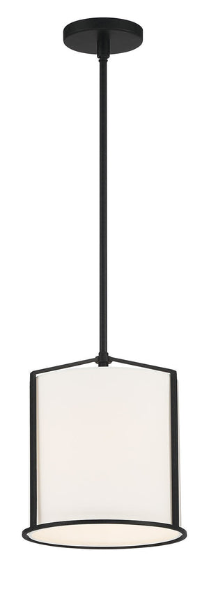 Carlyn 1 Light Black Mini Pendant CAR-9201-BK