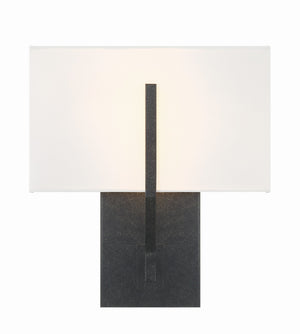 Carlyn 2 Light Black Sconce CAR-9202-BK