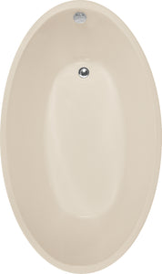 Hydro Systems CAR6036ATO-BIS CARLI 6036 AC TUB ONLY-BISCUIT