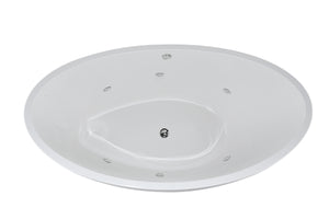 Hydro Systems CAR6636ACO-WHI CARLI 6636 AC W/COMBO SYSTEM-WHITE