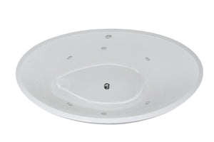 Hydro Systems CAR6636ACO-WHI CARLI 6636 AC W/COMBO SYSTEM-WHITE