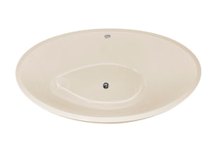 Hydro Systems CAR6636ATO-BIS CARLI 6636 AC TUB ONLY-BISCUIT