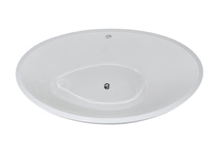 Hydro Systems CAR6636ATO-WHI CARLI 6636 AC TUB ONLY-WHITE