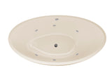 Hydro Systems CAR6636AWP-BIS CARLI 6636 AC W/WHIRLPOOL SYSTEM-BISCUIT