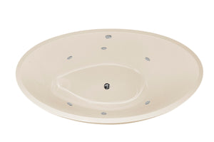 Hydro Systems CAR6636AWP-BIS CARLI 6636 AC W/WHIRLPOOL SYSTEM-BISCUIT