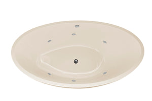 Hydro Systems CAR6636AWP-BIS CARLI 6636 AC W/WHIRLPOOL SYSTEM-BISCUIT