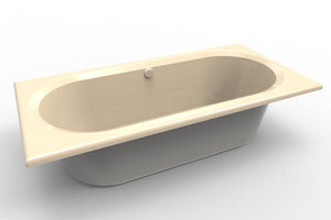 Hydro Systems CAR7236GTO-ALM CARIBE 7236 GC TUB ONLY-ALMOND