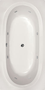 Hydro Systems CAR7236GCO-WHI CARIBE 7236 GC W/COMBO SYSTEM-WHITE