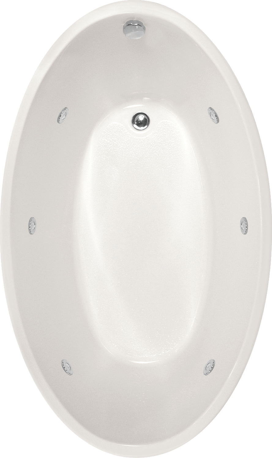 Hydro Systems CAR7240ACO-WHI CARLI 7240 AC W/COMBO SYSTEM-WHITE