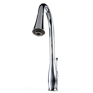 ZLINE Castor Pull Down Single Handle Kitchen Faucet in Chrome (CAS-KF-CH)