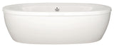 Hydro Systems CAS6038ATO-WHI CASEY, FREESTANDING TUB ONLY 60X38 - -WHITE