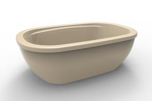 Hydro Systems CAS6638ATO-BON CASEY, FREESTANDING TUB ONLY 66X38 - -BONE