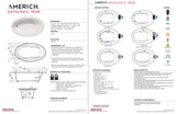 Americh CA7242T2A5-BI Catalina II 7242 - Tub Only / Airbath 5 - Biscuit