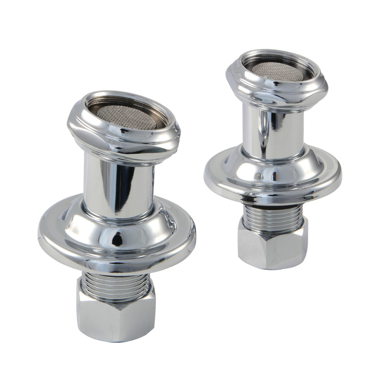 Vintage CAU4101 Tub Mount Couplers, Polished Chrome