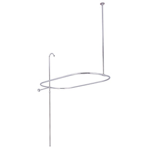 Vintage CC10401 61-Inch Shower Riser with Rectangular Enclosure, Polished Chrome