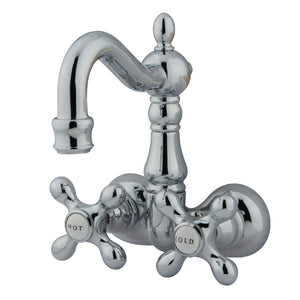 Vintage CC1078T1 Two-Handle 2-Hole Tub Wall Mount Clawfoot Tub Faucet, Polished Chrome
