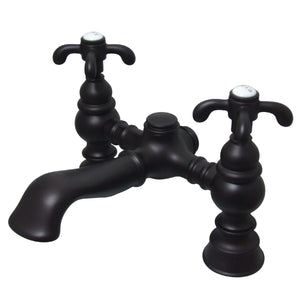 Vintage CC1134T5 Two-Handle 2-Hole Deck Mount Clawfoot Tub Faucet, Oil Rubbed Bronze