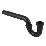Made To Match CC1180MB 1-1/4 Inch Decor P-Trap without Flange, 12-7/8 Inch Length, 18 Gauge, Matte Black