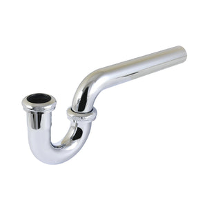 Made To Match CC1181 1-1/4 Inch Decor P-Trap without Flange, 12-7/8 Inch Length, 18 Gauge, Polished Chrome