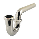 Made To Match CC1186 1-1/4 Inch Decor P-Trap without Flange, 12-7/8 Inch Length, 18 Gauge, Polished Nickel