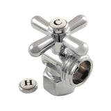 Vintage CC13001X 1/2-Inch FIP x 3/4-Inch Hose Thread Quarter-Turn Angle Stop Valve, Polished Chrome