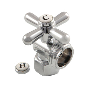 Vintage CC13001X 1/2-Inch FIP x 3/4-Inch Hose Thread Quarter-Turn Angle Stop Valve, Polished Chrome