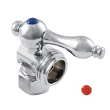 Vintage CC13001 1/2-Inch FIP x 3/4-Inch Hose Thread Quarter-Turn Angle Stop Valve, Polished Chrome