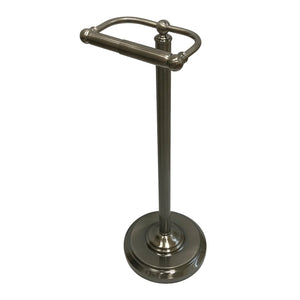 Vintage CC2004 Freestanding Toilet Paper Holder, Black Stainless