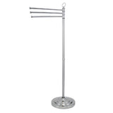 Vintage CC2021 Freestanding Triple Towel Rack, Polished Chrome