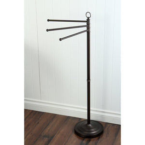 Vintage CC2025 Freestanding Triple Towel Rack, Oil Rubbed Bronze