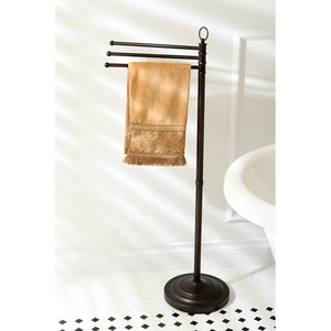 Vintage CC2025 Freestanding Triple Towel Rack, Oil Rubbed Bronze