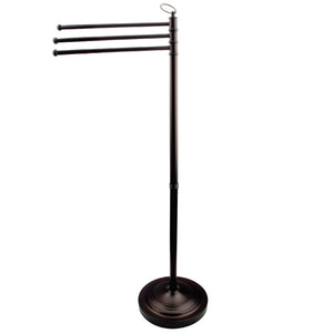 Vintage CC2025 Freestanding Triple Towel Rack, Oil Rubbed Bronze