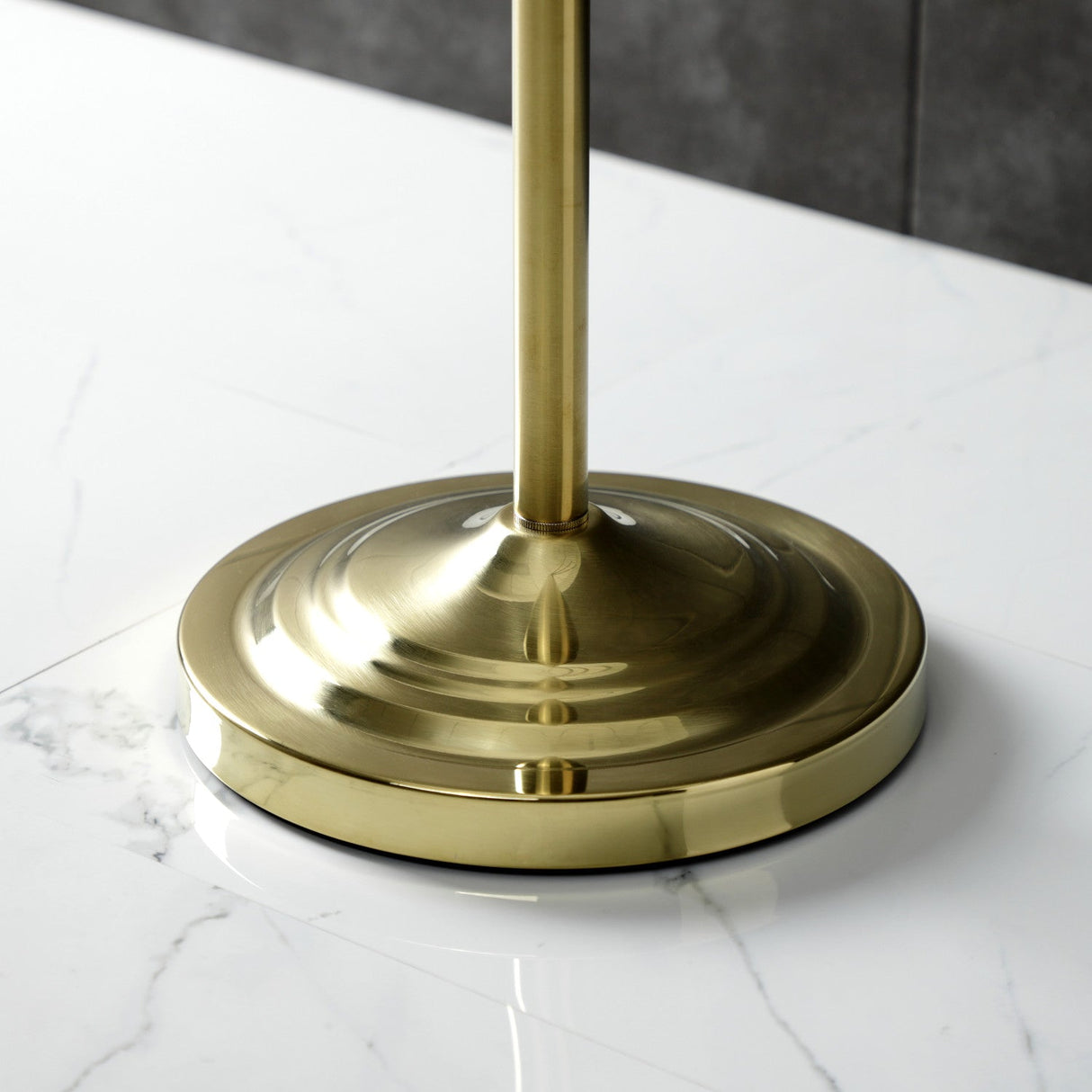 Vintage CC2027 Freestanding Triple Towel Rack, Brushed Brass