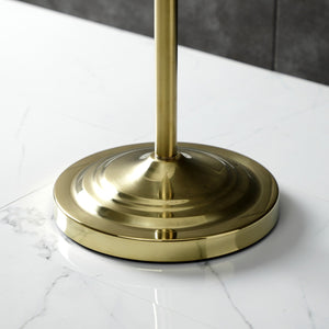 Vintage CC2027 Freestanding Triple Towel Rack, Brushed Brass