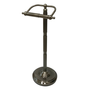 Georgian CC2104 Freestanding Toilet Paper Holder, Black Stainless
