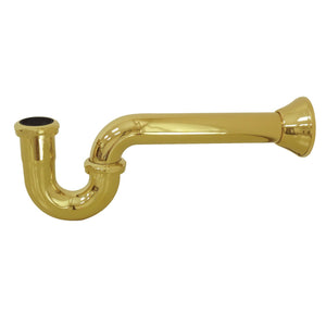 Vintage CC2122 1-1/2 Inch Decor P-Trap, Polished Brass