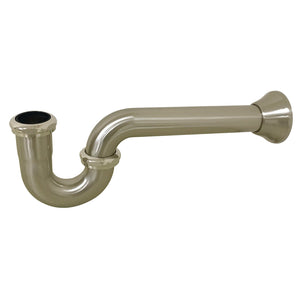Vintage CC2128 1-1/2 Inch Decor P-Trap, Brushed Nickel