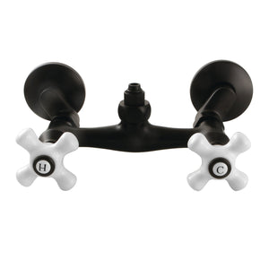 Vintage CC2130PX Wall-Mount Tub Filler Faucet with Riser Adapter, Matte Black