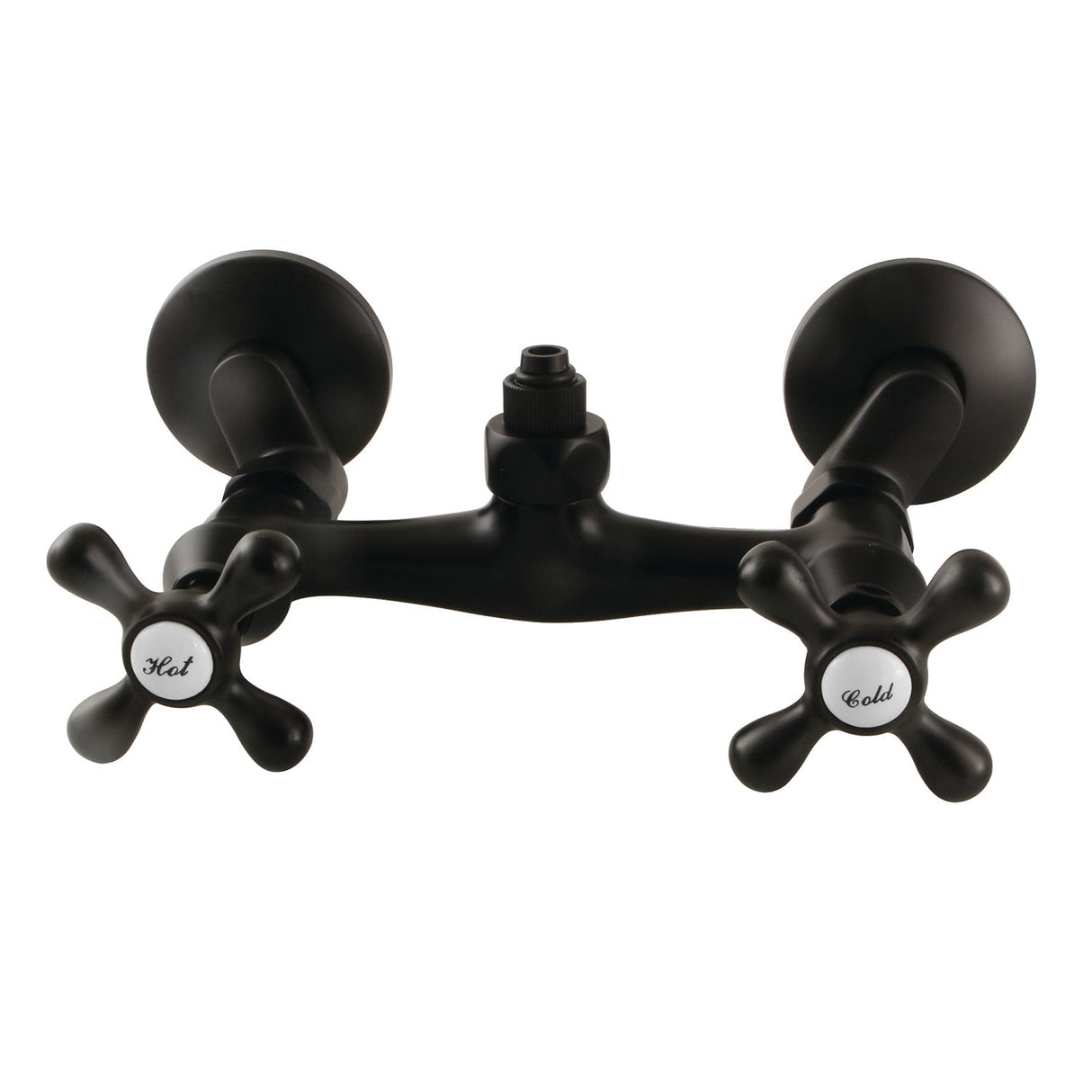 Vintage CC2130 Wall-Mount Tub Filler Faucet with Riser Adapter, Matte Black