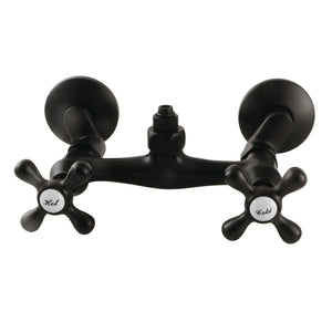 Vintage CC2130 Wall-Mount Tub Filler Faucet with Riser Adapter, Matte Black