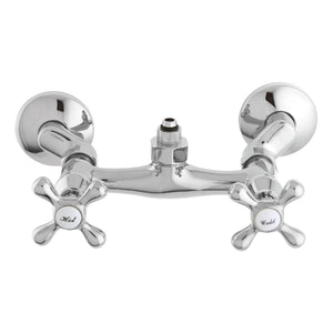 Vintage CC2131 Wall-Mount Tub Filler Faucet with Riser Adapter, Polished Chrome
