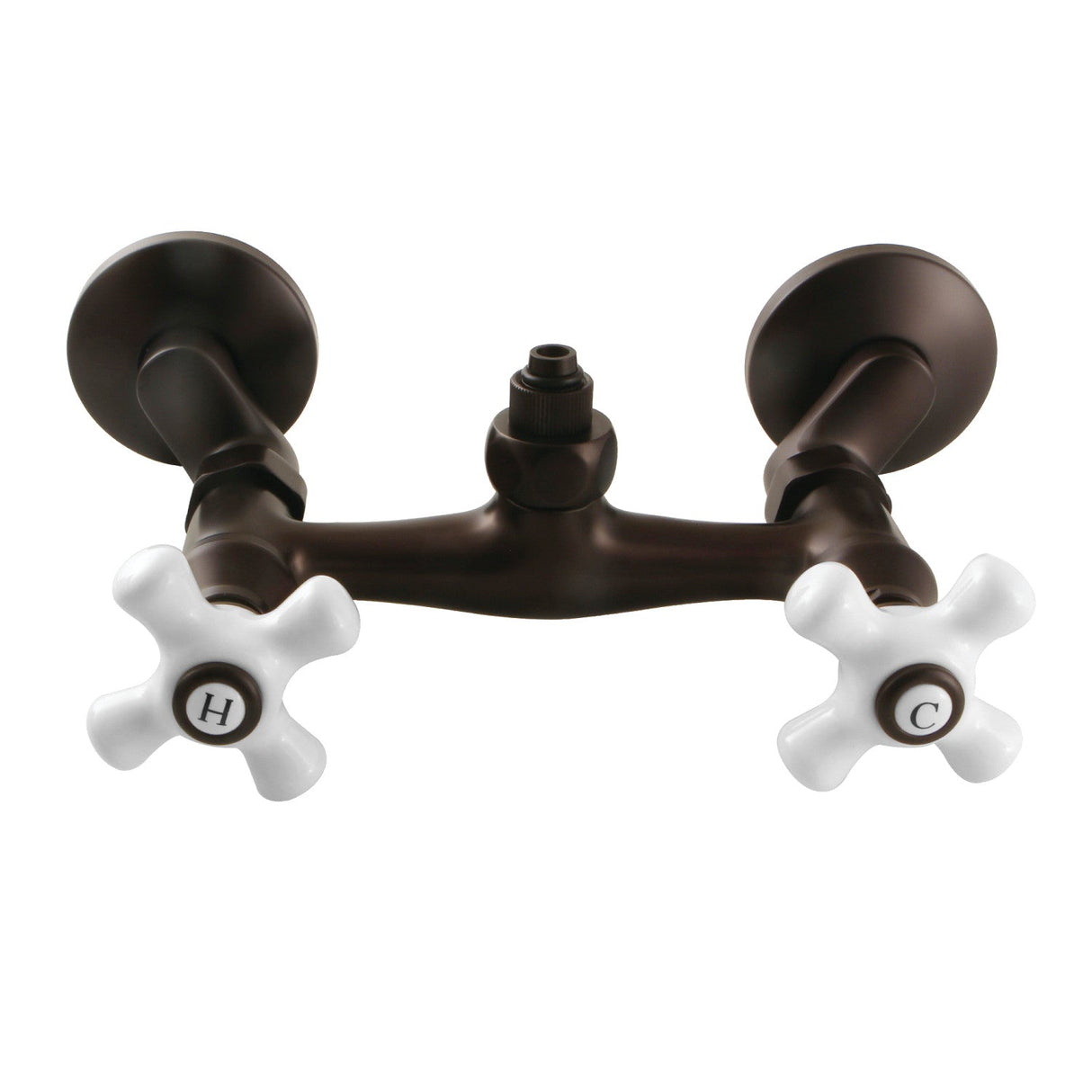 Vintage CC2135PX Wall-Mount Tub Filler Faucet with Riser Adapter, Oil Rubbed Bronze