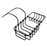 Vintage CC2160 8-3/8 Inch Clawfoot Tub Hanging Soap and Sponge Holder, Matte Black