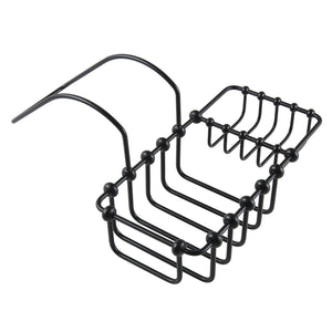 Vintage CC2160 8-3/8 Inch Clawfoot Tub Hanging Soap and Sponge Holder, Matte Black