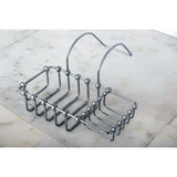 Vintage CC2161 8-3/8 Inch Clawfoot Tub Hanging Soap and Sponge Holder, Polished Chrome