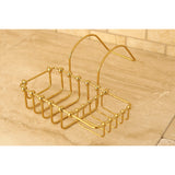 Vintage CC2162 8-3/8 Inch Clawfoot Tub Hanging Soap and Sponge Holder, Polished Brass