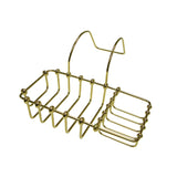 Vintage CC2162 8-3/8 Inch Clawfoot Tub Hanging Soap and Sponge Holder, Polished Brass